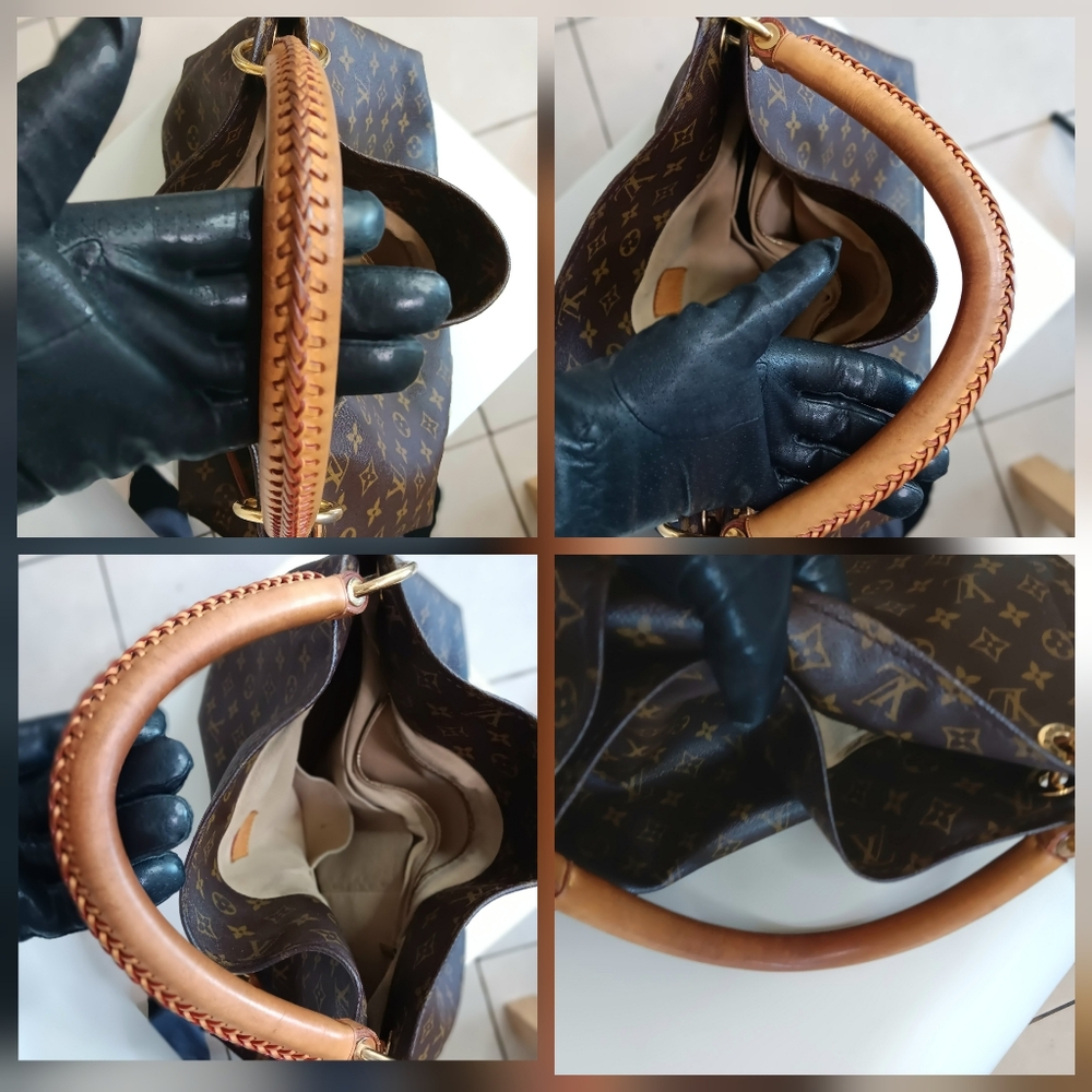 🌟 Louis Vuitton Artsy MM Monogram Canvas Hobo Bag – BROWN - Picture 15 of 16
